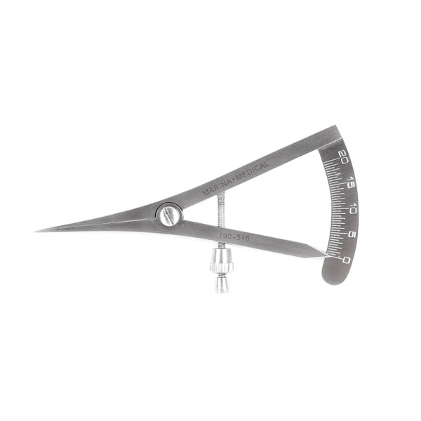 Castroviejo Caliper, Graudated 0 To 20.0 Mm, 3 1/4" (8.3 Cm)