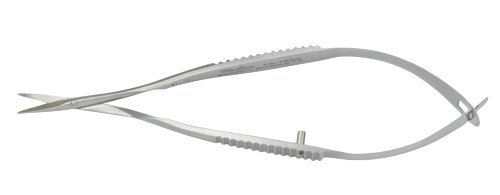 Mcpherson-Vannas Micro Iris Scissors, Curved, Sharp Tips, 3 1/3" (8.5 Cm)