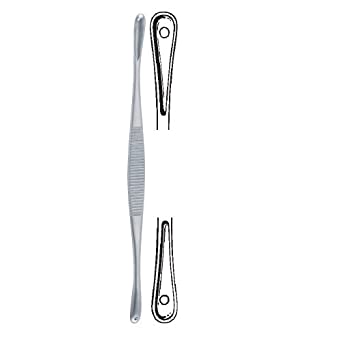 Unna Comedone Extractor, Spoon Ends, 5 3/4" (14.6 Cm), Round