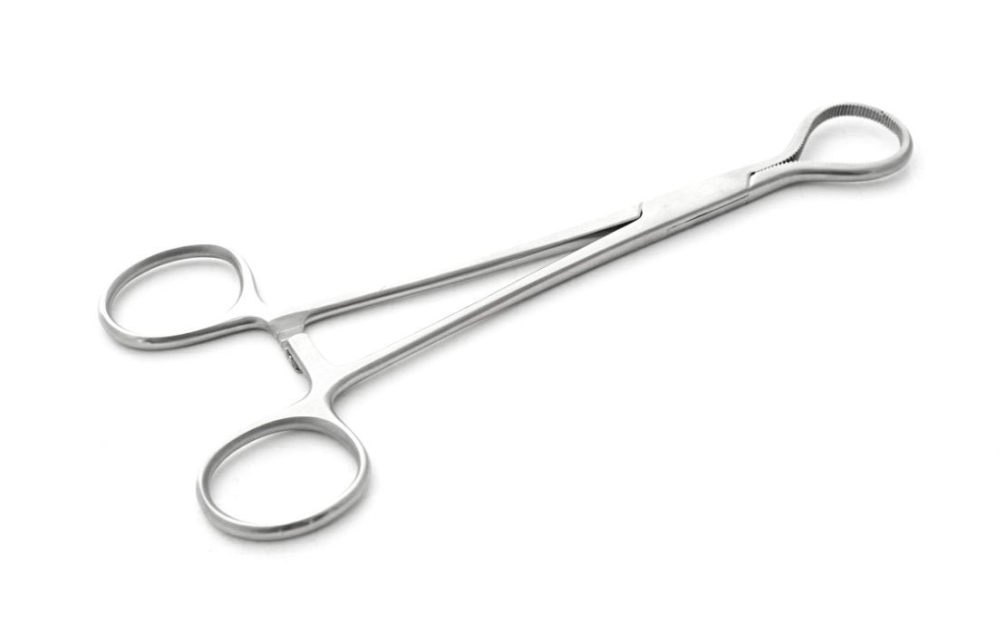 Lewin Bone Holding Forceps, Slightly Curved, 7 1/8" (18.1 Cm)