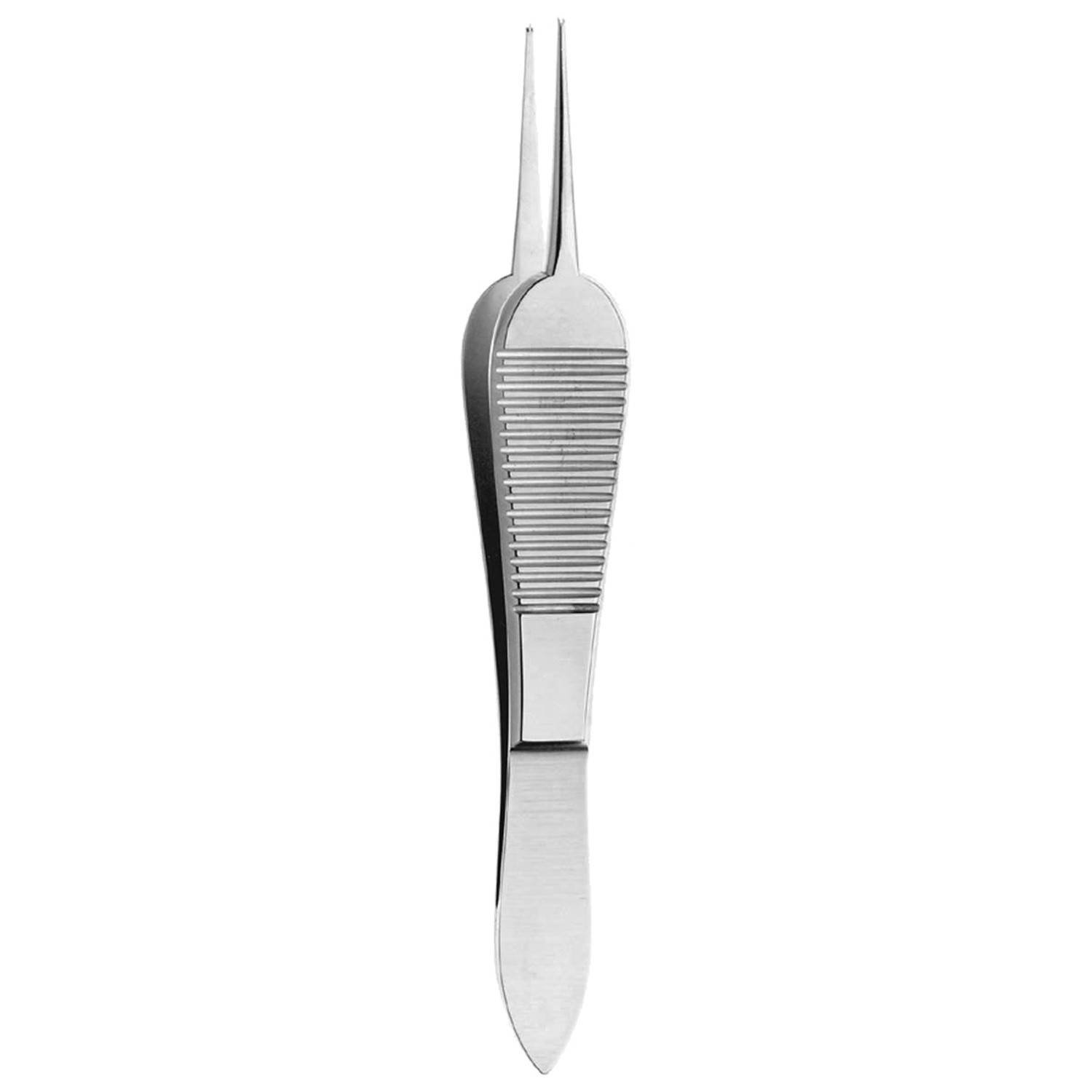 Sauer Suture Forceps, 1x2 Teeth At Oblique Angle To Shaft, 3 3/8" (8.6 Cm)