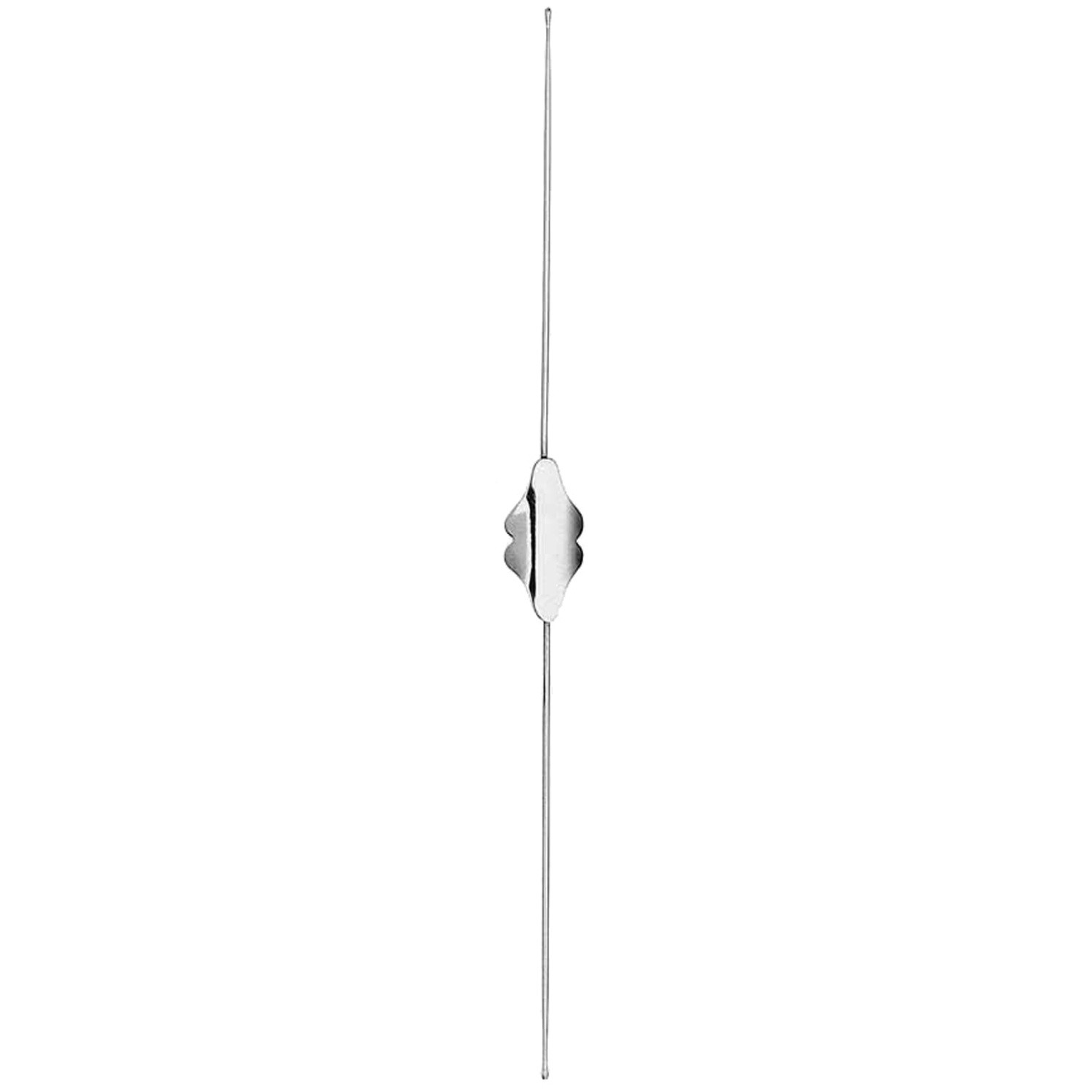 Williams Lacrimal Probe, Double-Ended, Sterling, 4 7/8" (12.4 Cm), Size 00-0