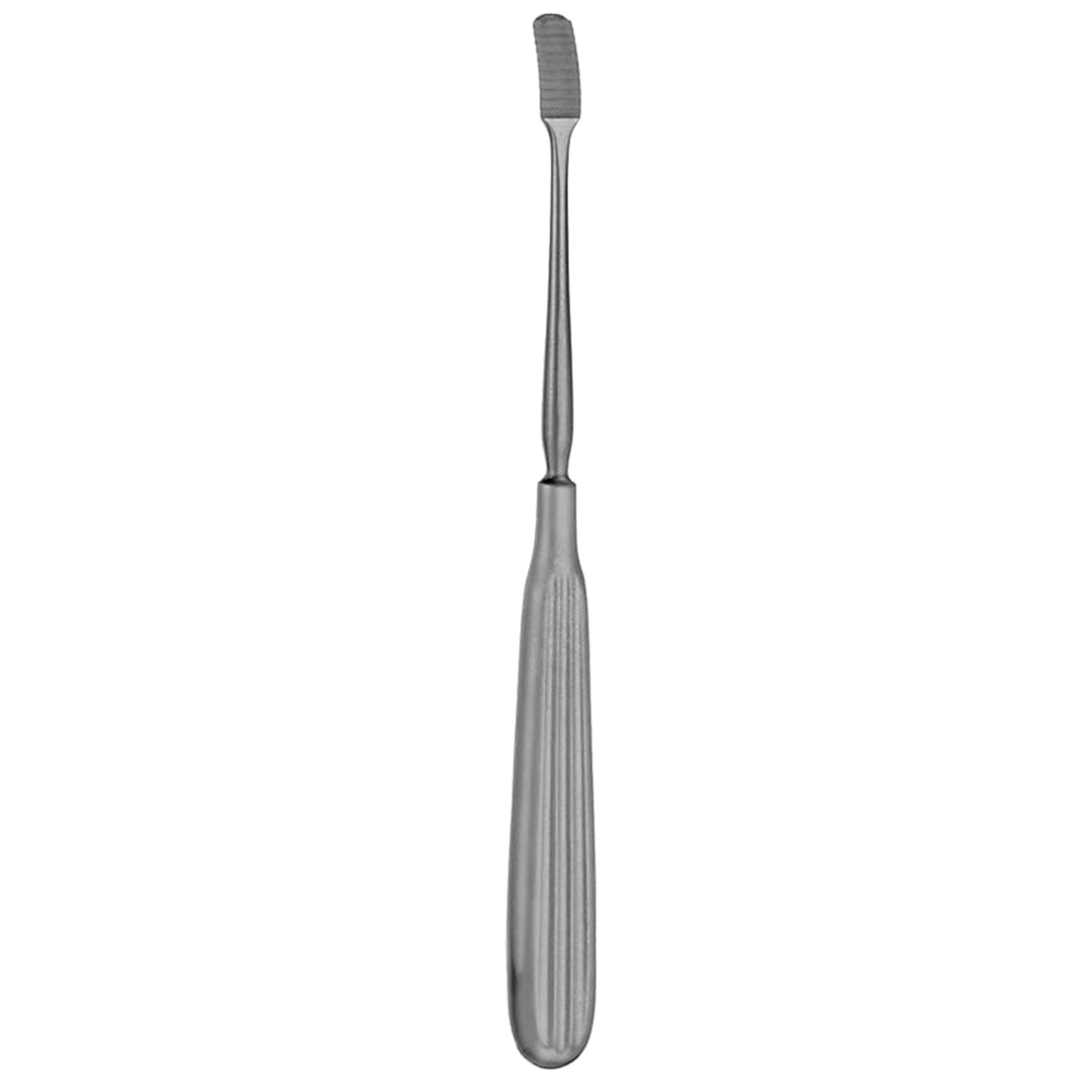 Aufricht-Glabella Rasp, Cross Serrated, Up & Down Cutting, Curved Backward, 8" (20.3 Cm)