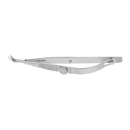 Troutman-Castroviejo Corneal Section Scissors, Miniature Pattern, 6.0 Mm Equal Length Blades, W/ Lock, 4 1/2" (11.5 Cm), Curved Right