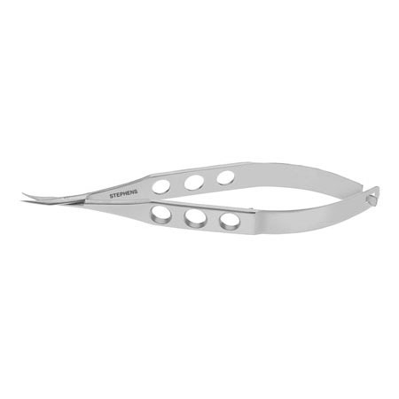 Jaffe Stitch Scissors, Medum Blades, Very Sharp Tips, Curved, 4 1/8" (10.5 Cm)