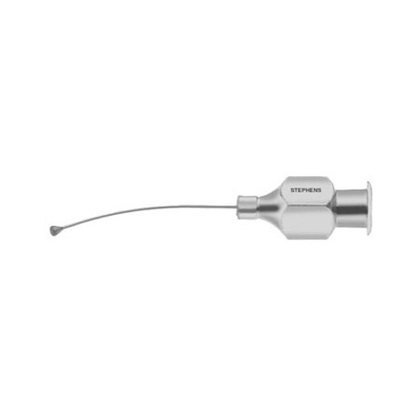 Troutman Alpha-Chymotrypsin Cannula, Bulb Tip, 25-Gauge, 1 1/4" (3.0 Cm)