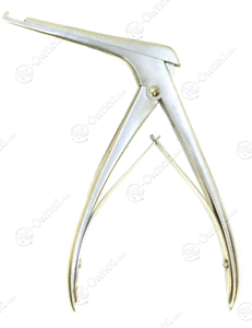 Kerrison Mastoid Rongeur, 4" (10.2 Cm) Shaft, 6 3/4" (17.0 Cm) Overall, Size #2, 5.0 Mm Bite