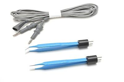 Mcpherson Iris Bipolar Forceps, 0.25 Mm Tip, 3 1/2" (9.0 Cm), Straight