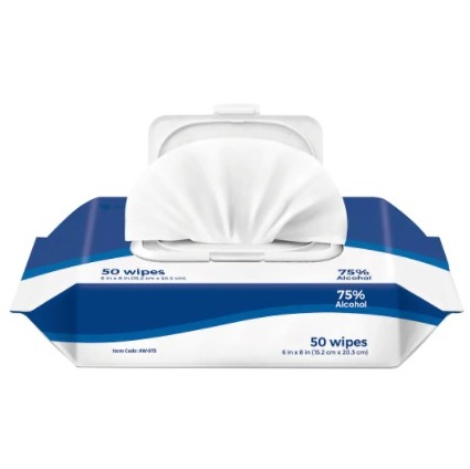 75% Alcohol Disinfectant Wipes (50 pieces/ box)
