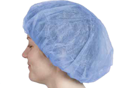 Boundary Bouffant Caps-,Lightweight Polypropylene- 21 Green