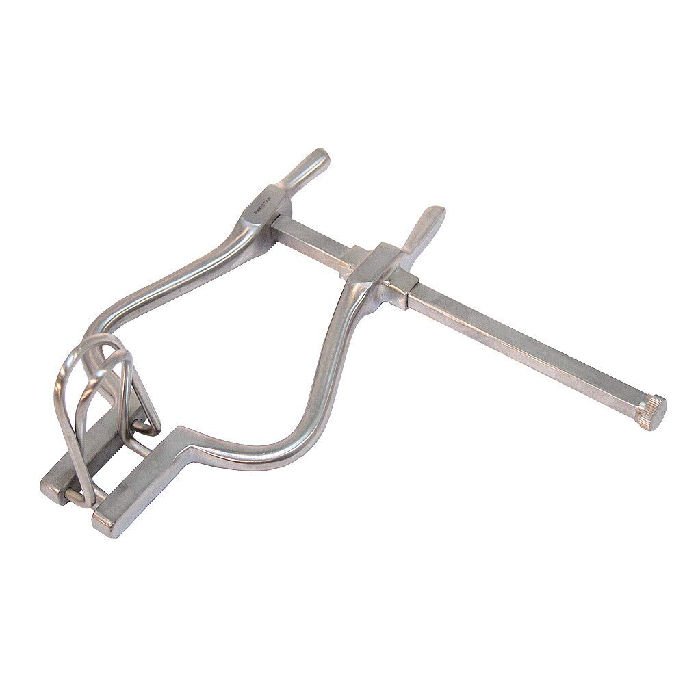 Gosset Abdominal Retractor, Baby, Lateral Blades 1" X 1 1/2" Deep (2.5 Cm X 3.8 Cm), 4" (10.2 Cm) Maximum Spread