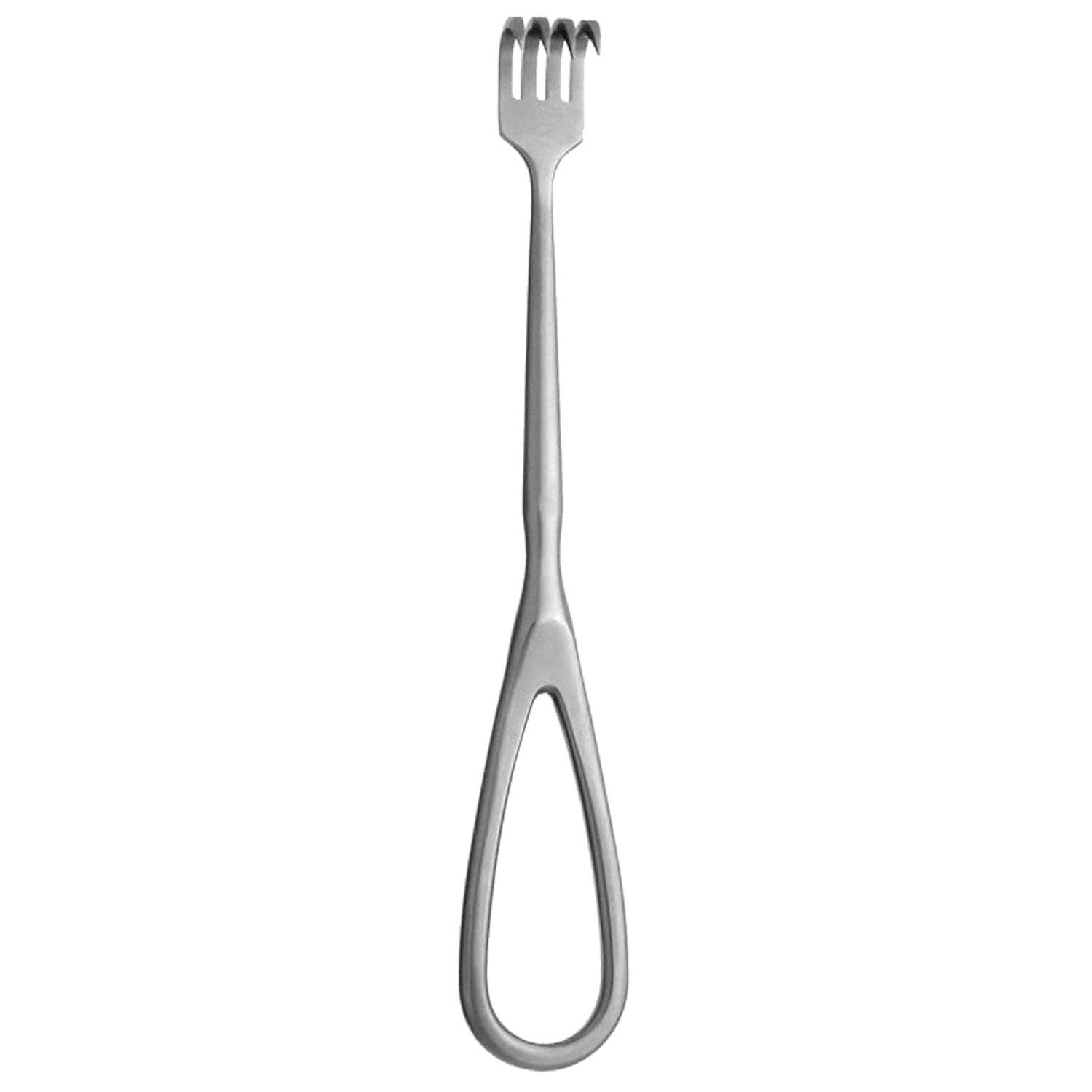 Volkmann Retractor, Usa Pattern, 8 3/4" (22.2 Cm), Blunt, 2 Prongs, 16.0 Mm X 11.0 Mm Wide