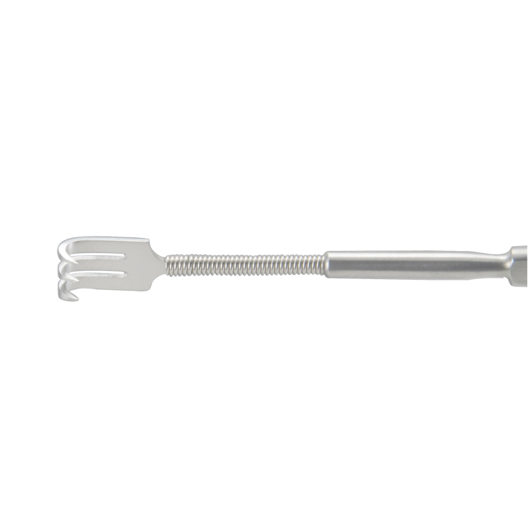 Flexible Neck Rake Retractor, 6" (15.2 Cm), 1 Blunt Prong
