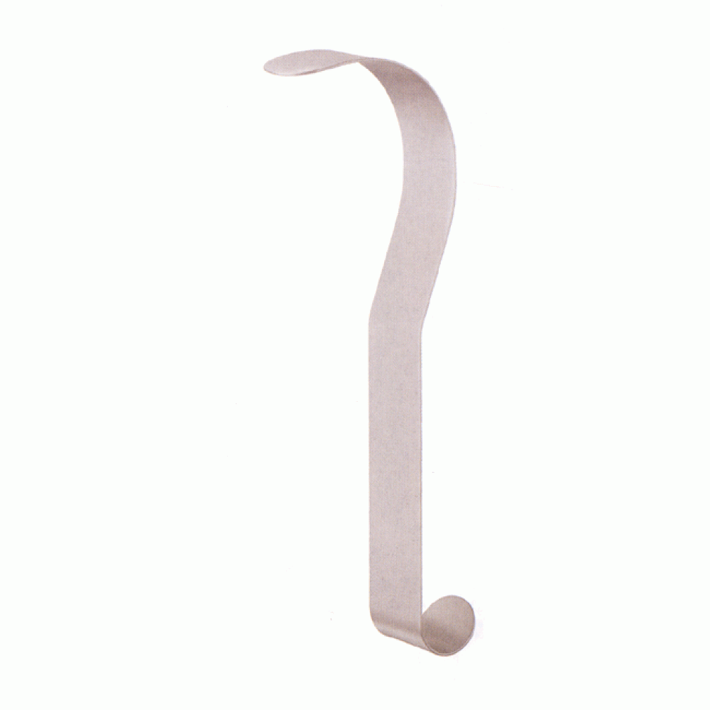 Deaver-Baby Retractor, Flat Handle, Delicate, 8" (20.3 Cm), 1" Wide